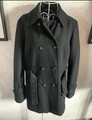 Esprit Damen Mantel in Gr. 42 XL schwarz Winter Herbst Arbeit Büro Dufflecoat