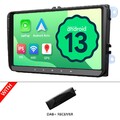 DAB+9"IPS Android 13 Autoradio GPS NAVI CarPlay für VW Golf 5 6 Plus Touran Polo