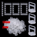 100/1000x Nivelliersystem Zuglaschen Fliesen Verlegehilfe Laschen Clips 1.5/2mm