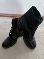 ++Gabor++Winterstiefel mit Warmfutter++Gr. 4/37++schwarz++Leder++guter Zustand