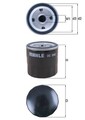 Ölfilter KNECHT OC 242 Anschraubfilter für OPEL 20 T92 T98 CC F70 ASTRA 76,0mm