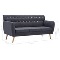 3-Sitzer-Sofa Polstersofa Couch Sofagarnitur Stoffsofa Polstercouch Farbauswahl