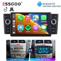 7" Android 14.0 Apple Carplay Autoradio Für Fiat Grande Punto Linea KAM GPS Navi