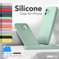 Hülle für iPhone 8 7 SE XR X  XS 11 12 13 14 + Pro Max Apple Silikon Case Cover