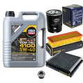 SCT Inspektionspaket 5 L Liqui Moly Top Tec 4100 5W-40 für Fiat 500 312_ 1.2