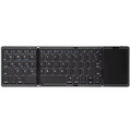 3-Fach Faltbare Bluetooth Tastatur mit Touchpad für Windows Android iOS iPad