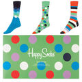 Happy Socks Mixed Dog Socken Geschenk-Set 3er Pack GR. 36-40
