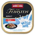 animonda Vom Feinsten Adult Rind in Milchsauce 32x 100 g Katzenfutter Nassfutter