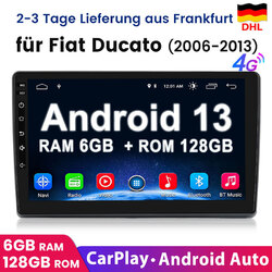 Für Fiat Ducato 2006-2023 Autoradio Carplay 8kern Android13 GPS Navi 6+128G DAB+
