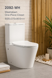Stand WC mit Spülkasten Tiefspüler Toilette Set WC Sitz mit Absenkautomatik