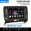 64GB 8-Kern Android 14 DAB+ Autoradio Navi Für Audi TT MK2 DSP CarPlay Wifi USB