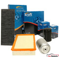 KRAFT Inspektionspaket Filtersatz für Audi 80 B4 8C2 8C5 1.6E 2.0E