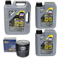 Motoröl Set Top Tec 5W-40 LIQUI MOLY 7 Liter + Ölfilter für Alfa Romeo Lancia