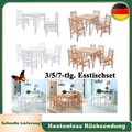 3/5/7-tlg. Essgruppe Sitzgruppe Esstischset Esstisch Esszimmerstuhl Küchenstuhl 