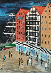 ORIGINAL Acrylbild Gemälde Abstrakt Modern Art UNIKAT HANDGEMALT ute-martha-art