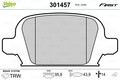 VALEO Bremsbelagsatz, Scheibenbremse 301457 für OPEL