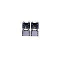 1x Bremsbelagsatz, Scheibenbremse HELLA 8DB 355 007-011 passend für AUDI BMW