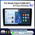 Android 13 Carplay Autoradio Für Skoda Fabia II 2008-2013 DAB+ GPS NAVI 6+128G