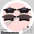 1x ORIGINAL® Zimmermann 23057.195.1 Bremsbelagsatz, Scheibenbremse Vorne, inkl.