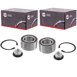 2x A.B.S. RADLAGER-SATZ mit ABS-RING VORNE passend für FORD C-MAX FOCUS GRAND KU