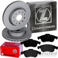 ZIMMERMANN BREMSSCHEIBEN 281mm + BELÄGE VORNE passend für FIAT 500X [334] SUV