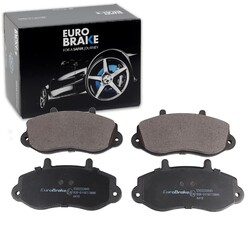 EUROBRAKE BREMSBELÄGE SATZ VORDERACHSE PASSEND FÜR OPEL MOVANO RENAULT MASTER