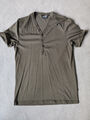 Minimum Henley T-Shirt, oliv, Größe L, used