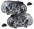 Scheinwerfer Set passend für VW Golf IV 1J1 1997-2003 Links Rec. mit Stellmotor