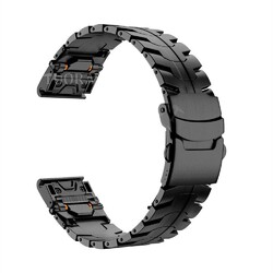 QuickFit Metall Armband für Garmin Fenix 6 6X Pro 5 5X Plus 7 7X 8 E 47/51mm DE