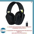 Kopfhörer Gaming Wireless Logitech G435 Lightspeed Bluetooth - Schwarz E-Geprüft