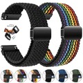 Braided Nylon Armband für Samsung Galaxy Watch 4 5 6 7 FE Classic 40-44-45-47mm