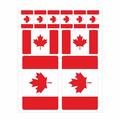Generisch 10 Stück Flaggen Aufkleber Kanada Set | Sticker Canada