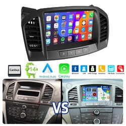 4G+64G CarPlay Für Opel Insignia 2008-2014 Android14 Autoradio Navi GPS RDS SWC