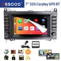 Android 13 Autoradio Für Mercedes Benz A/ B-Klasse W245 W169 GPS Carplay 32G RDS