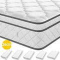 26CM, 7 Zonen Matratze Federkernmatratze Taschenfederkern-Matratze 90-160x200cm