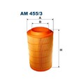 1x Luftfilter FILTRON AM 455/3 passend für IVECO
