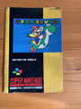Super Mario World - SNES (Super Nintendo) - NUR HANDBUCH - EINIGE SEITEN FEHLEN