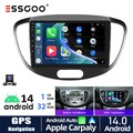 9" Apple CarPlay Android 14 Autoradio Kamera GPS Navi für Hyundai i10 2007-2013