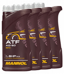 Getriebeöl MANNOL ATF AG60 Automatic 4 X 1 Liter für Audi BMW Jaguar Volvo VW
