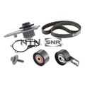 1x Wasserpumpe + Zahnriemensatz SNR KDP459.670 passend für CITROËN FIAT FORD