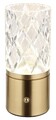 GLOBO Lighting Tischleuchte LUNKI DH 8x19 cm gold Tischlampe Klemmleuchte