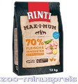 Rinti Max-i-mum HUHN 12 kg , getreidefrei,Trockenfutter, Hund 70% Fleisch