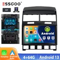 DAB+ 4+64GB Android 13 Autoradio 9" Für VW Touareg 7L 2002-2010 GPS Navi RDS KAM