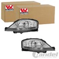 2x VAN WEZEL H7/H1 SCHEINWERFER SET LINKS+RECHTS passend für CITROËN C3