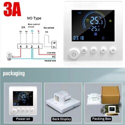 WiFi Thermostat Digital LCD WLAN Gas Boiler Raumthermostat Fußbodenheizung Tuya