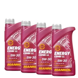 MANNOL 5W-30 4L Energy Combi LL für SKODA SMART SSANGYONG