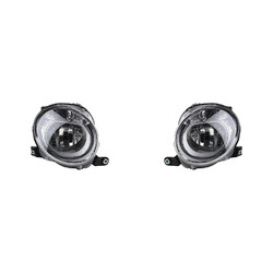 Scheinwerfer Set Halogen passend für Fiat 500 312 10/2007-06/15 H7 Links Rechts