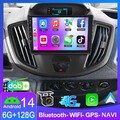 DAB+ KAM Für Ford Transit Custom 2015-19 Carplay Android 14 Autoradio GPS 6+128G