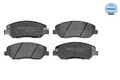 Bremsbelagsatz Scheibenbremse MEYLE 025 243 5117/W für SSANGYONG HYUNDAI KIA CM