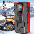 99800mah 5000A Auto KFZ Starthilfe Jump Starter Ladegerät Booster Powerbank PKW